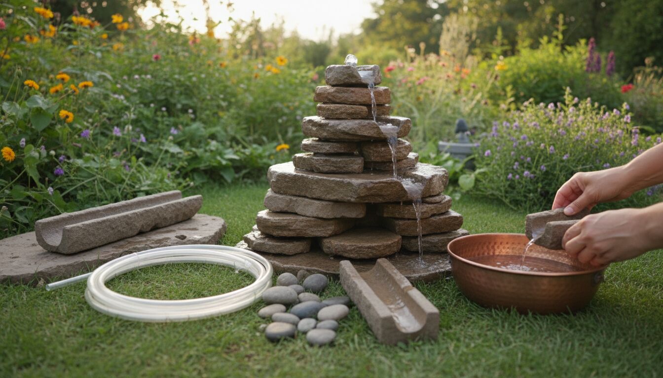 Découvrez comment fabriquer facilement une fontaine sans pompe grâce à nos astuces simples et économiques. Créez une décoration originale pour votre jardin sans électricité.