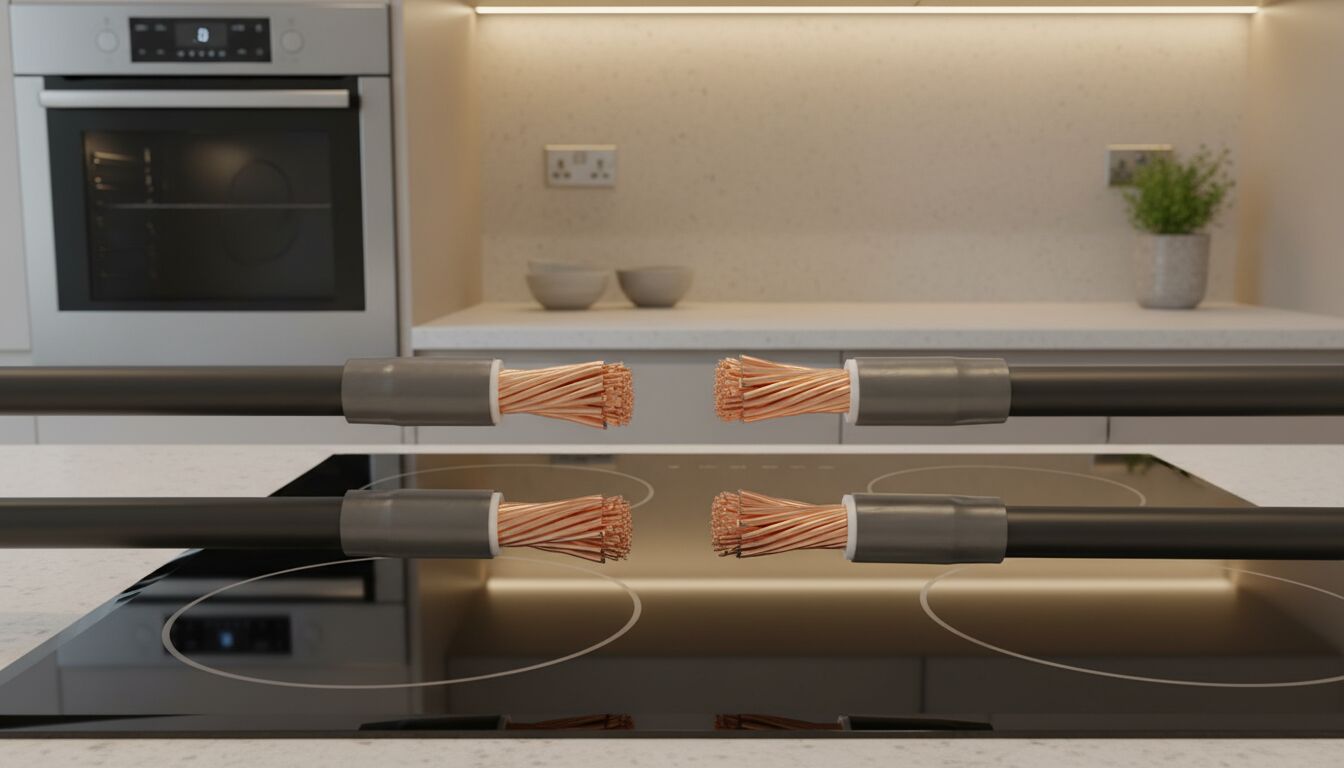 Découvrez si vous pouvez utiliser la même section de câble électrique pour alimenter un four et une plaque à induction, et assurez la sécurité de votre installation électrique.