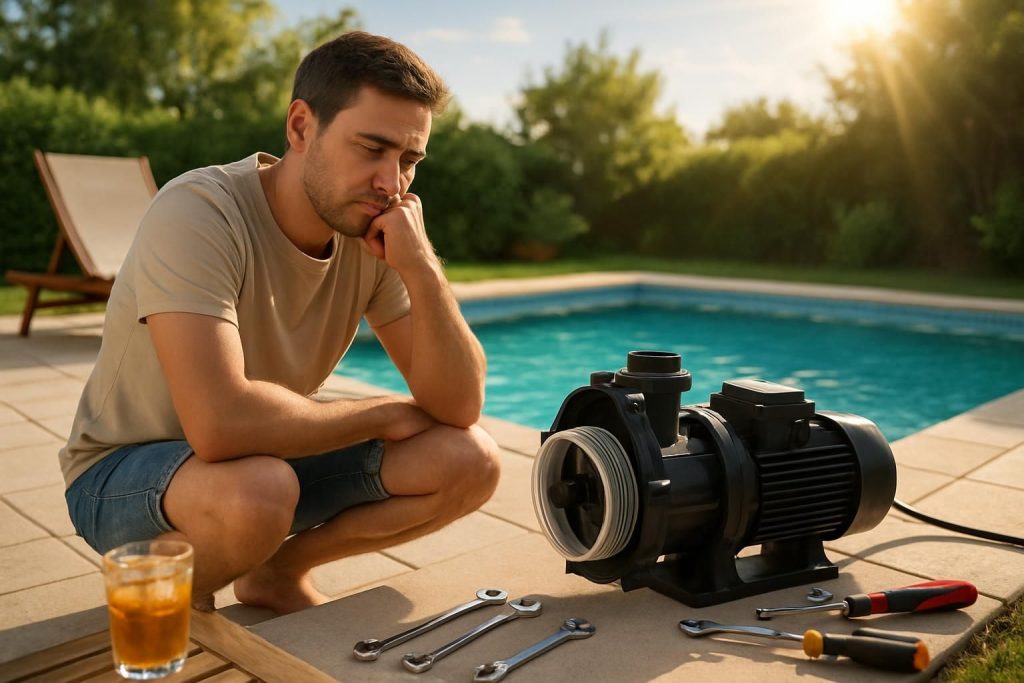Découvrez que faire lorsque votre pompe de piscine est en panne, avec des conseils pratiques pour maintenir l'eau propre et sécuriser votre installation en attendant la réparation.
