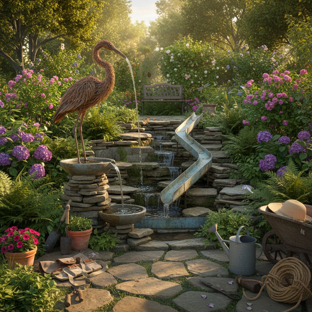 Découvrez comment fabriquer facilement une fontaine sans pompe grâce à notre guide simple et pratique, idéal pour décorer votre jardin sans électricité.