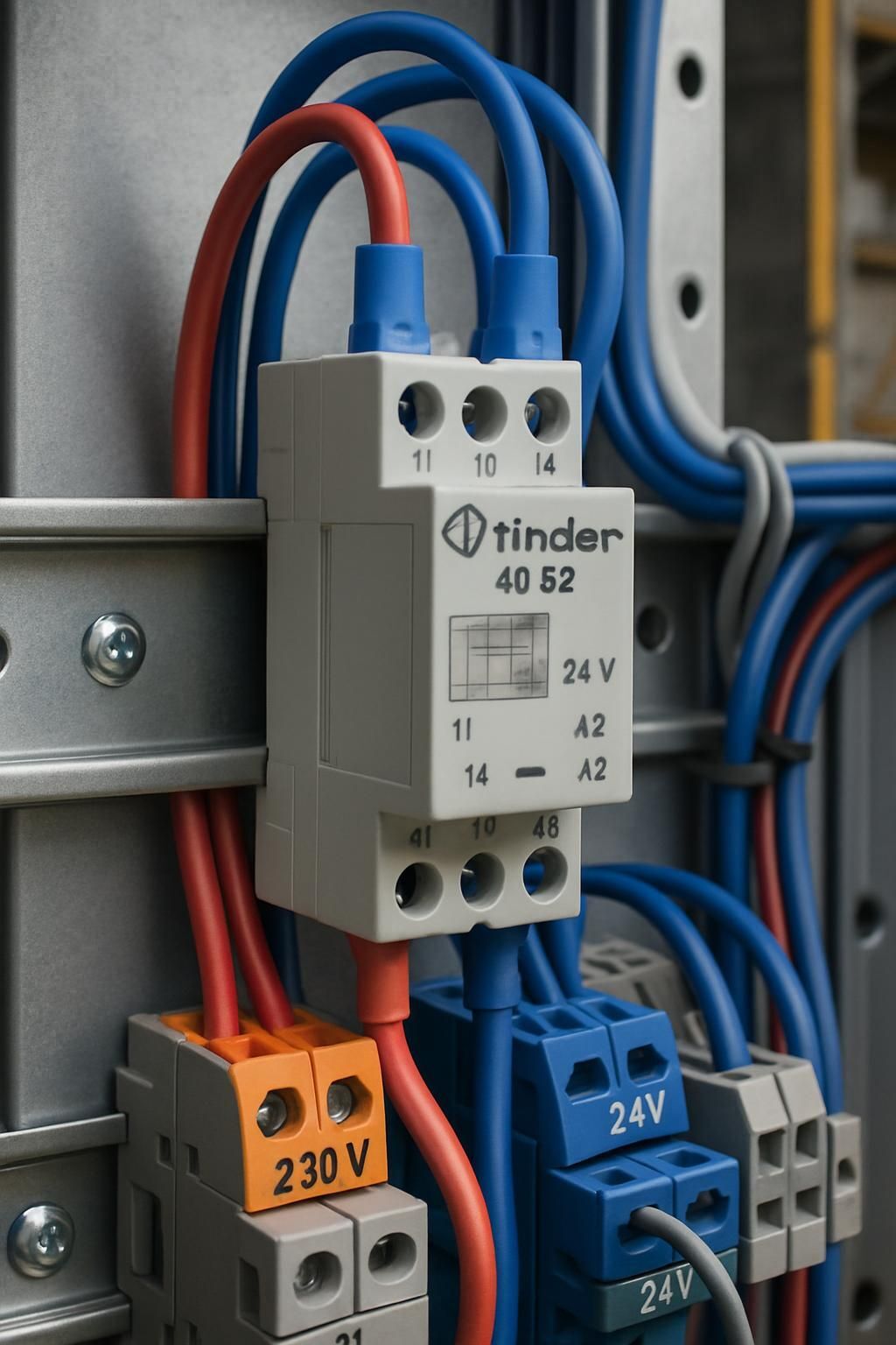 Découvrez notre guide complet pour le branchement des relais Finder 24V et maîtrisez facilement leur installation électrique.