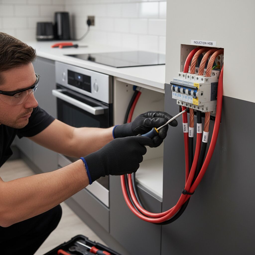 Découvrez si la même section de câble électrique peut être utilisée pour alimenter un four et une plaque à induction, et assurez la sécurité de votre installation électrique.