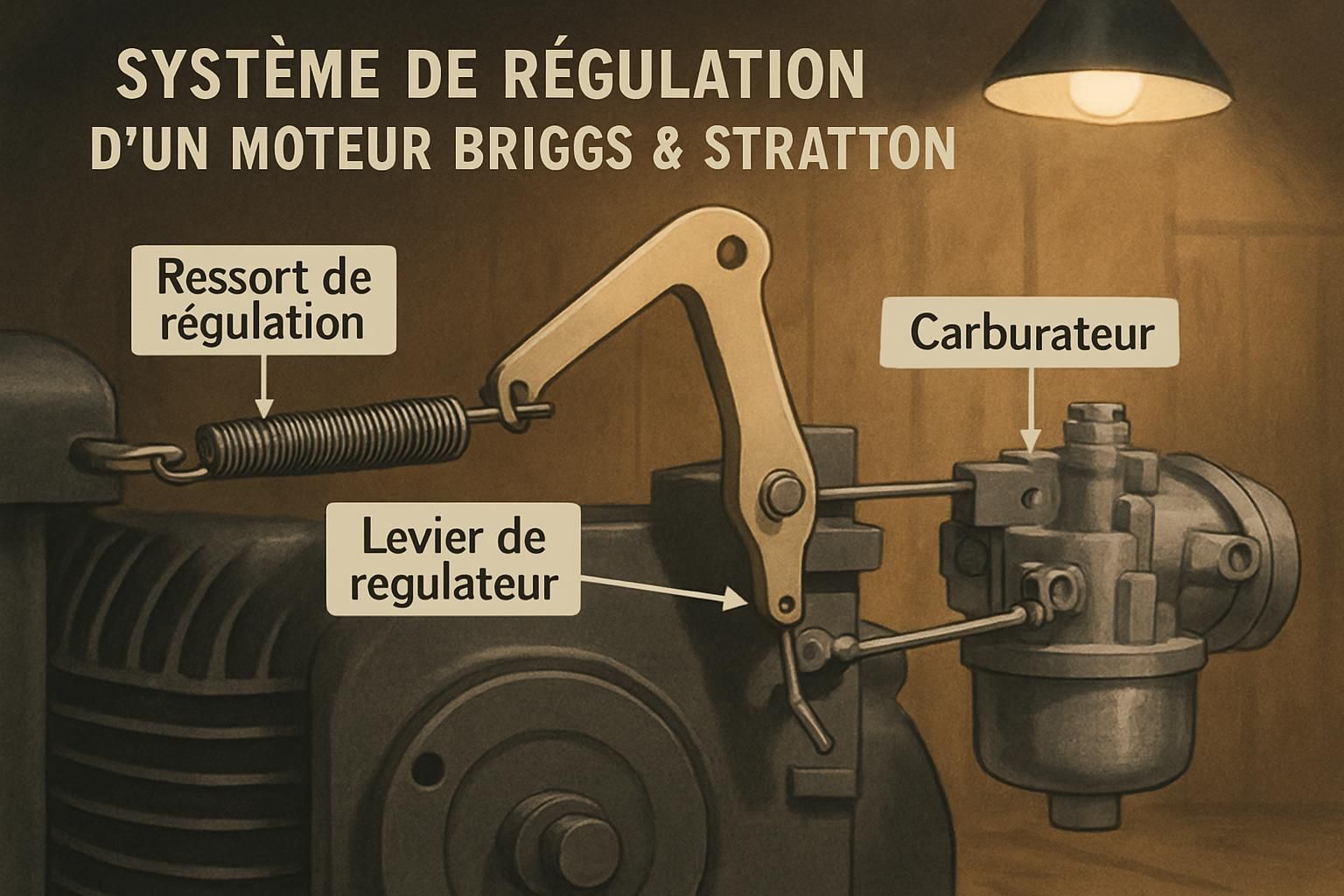 Découvrez notre guide complet pour le montage du ressort régulateur sur moteur Briggs et Stratton. Suivez étape par étape les conseils pratiques pour un réglage optimal et un fonctionnement efficace de votre moteur.
